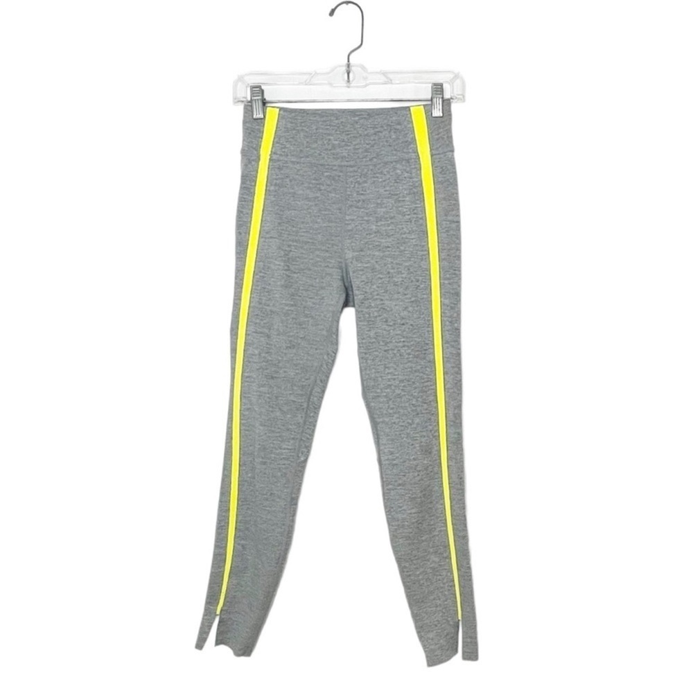 Gray and Yellow Zyia size 4 ascend leggings women’s gym workout pant athletic - Picture 2 of 3